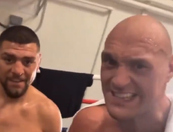 фото - Тайсон Фьюри борется с Ником Диасом — видео