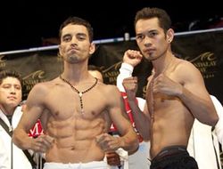 фото - Фотогалерея взвешивания Фернандо Монтиэля и Нонито Донэйра