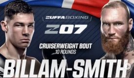 Zuffa Boxing 07: Крис Биллэм-Смит —Райан Розицки: дата, кард шоу, где и когда смотреть прямую трансляцию