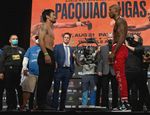 Пакьяо и Угас прошли взвешивание: результаты, видео и фото