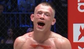 Украинец Якименко защитил титул чемпиона KSW, остановив «Дьявола» из Венесуэлы