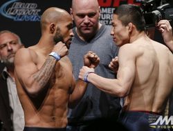 фото - Видео взвешивания UFC 186: Деметриус Джонсон – Хоригучи, Куинтон Джексон – Мальдонадо