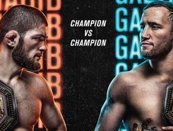 фото - Видео боёв. Хабиб Нурмагомедов — Дастин Порье и Джастин Гэтжи — Тони Фергюсон