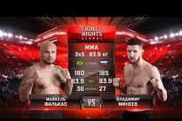 Видео боя: Владимир Минеев — Майкел Фалькао II