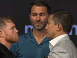 фото - Дуэль взглядов на века! Головкин и Канело лицом к лицу — снова: видео