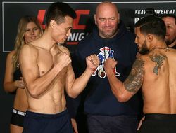 фото - Видео взвешивания UFC Fight Night 104: Деннис Бермудес — Корейский Зомби