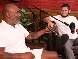 фото - Хабиб Нурмагомедов погостил у Майка Тайсона: кадры дня