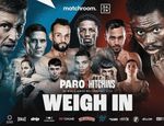 Шоу Паро vs Хитчинс. Результаты и видео взвешивания в Пуэрто-Рико
