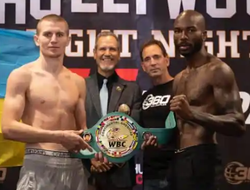 фото - Взвешивание Сергея Богачука и Аарона Коули перед боем: результаты