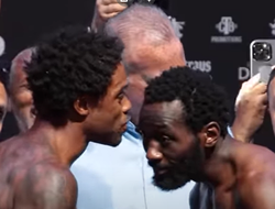 фото - Финальная битва взглядов Кроуфорда и Спенса перед боем: видео