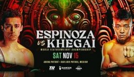 Прямая трансляция: Рафаэль Эспиноса – Арнольд Хегай. Смотреть онлайн