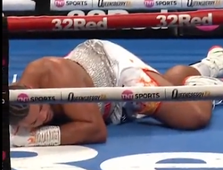 фото - Видео жёсткого нокаута в реванше Чжана Чжилеи и Джо Джойса