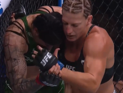 фото - Грозная Харрисон не смогла удосрочить Виейру на UFC 307