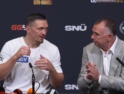 фото - Пресс-конференция Усика после победы в реванше над Дюбуа