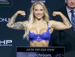 фото - Эбани Бриджес во всей красе на весах перед боем с Йошидой: видео