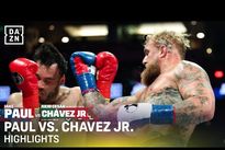 Джейк Пол – Хулио Сесар Чавес-младший. Видео лучших моментов боя