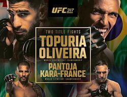 фото - Прямая трансляция UFC 317: Топурия – Оливейра. Смотреть онлайн