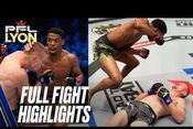 Немков-Феррейра, Жустино-Коллинз. Видео лучших моментов PFL Champions Series в Лионе