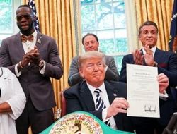 фото - Уайлдер посетил Белый дом: Трамп призвал меня и дальше побеждать нокаутами