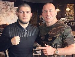 фото - UFC работает над боем Хабиба Нурмагомедова и Джорджа Сен-Пьера — инсайд