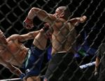 Официально на UFC 186: Диллэшоу–Барао II, Ломбард–-Макдональд, «Рэмпейдж»–Мальдонадо и Биспинг–Доллэуэй