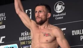 О’Мэлли тяжелее Двалишвили. Состоялось взвешивание перед UFC 316