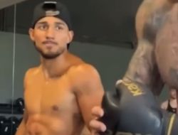 фото - «Гора» Бьёрнссон вломил Теофимо в пузо. Лопес в долгу не остался – видео