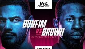 Полный кард UFC Вегас 111: Габриэль Бонфим – Рэнди Браун. Все бои шоу 9 ноября