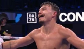Вошёл в историю: Лиддард стал самым молодым чемпионом Британии в среднем весе — видео
