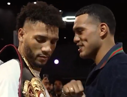 фото - Дичь дня! Смотрите, как Моррель швырнул в Бенавидеса своим чемпионским поясом 