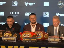 фото - Пресс-конференция Усика и Дюбуа в Лондоне: видео