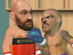 фото - Как Усик навестил Фьюри после боя: мультики от Моджахеда