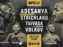 фото - Полный кард UFC 293: состав участников главного турнира в сентябре