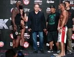 Видео взвешивания Bellator 138: Шэмрок–Слайс, Фрейре–Вайхель, Страус, Чендлер