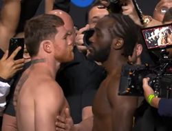 фото - Финальная битва взглядов Альвареса и Кроуфорда перед боем: видео
