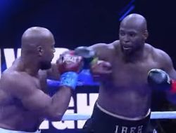 фото - Супертяжёлый махач: Ибэ нокаутировал Вашингтона — видео