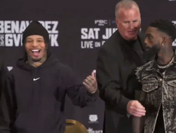 фото - Дэвис ярко отжигал на пресс-конференции и открытой тренировке: видео