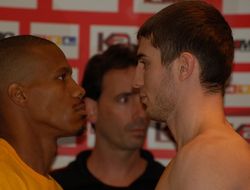 фото - Заурбек Байсангуров и Корнелиус Бандрейдж договариваются о реванше