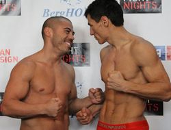 фото - «Битва 15»: Бату Хасиков и Майк Замбидис взвесились перед реваншем