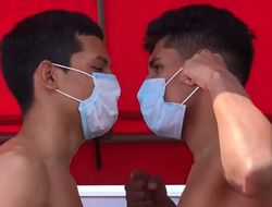 фото - Кадр месяца. В Никарагуа сегодня бокс — битва взглядов в хирургических масках