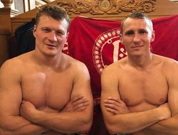 фото - Поветкин в бане с Трояновским, Ломаченко, Постол и Сенченко поддержали Митрофанова — соцсети