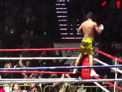 фото - Гарсия победил досрочно в прощальном бою, нокаут от Срисакета: видео