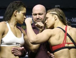 фото - Видео взвешивания UFC 207: Аманда Нуньеш — Ронда Роузи, Крус — Гарбрандт