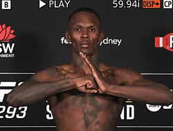 фото - Взвешивание UFC 293: есть большой перевес, но бой всё равно состоится