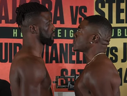 фото - Первое шоу Top Rank в 2023 году: Аджагба и Шоу прошли взвешивание — видео