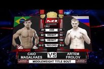 Видео боя: Артём Фролов — Кайо Магальяэш