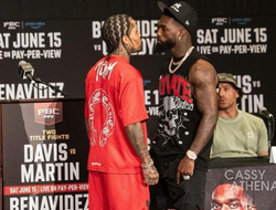 фото - Дэвис и Мартин ранее встречались во время спарринга. Похоже, было очень жарко