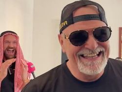 фото - Видео: Фьюри-батя вошёл в раж, Тайсон поддержал — сделайте динамики потише