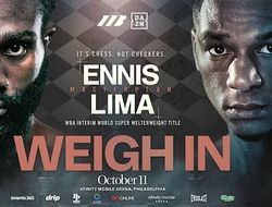 фото - Эннис и Лима взвесились перед боем: результаты и видео