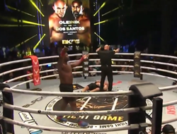 фото - Экс-бойца UFC Олейника жёстко усыпили в BKFC: видео нокаута